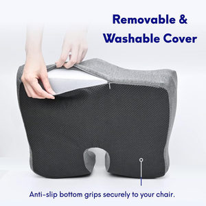 وسادة كرسي للسيارة خلفية سميكة من القطن لراحة الأرداف والضغط من الارتداد - Product Image 2