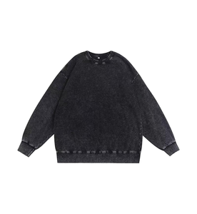 Sudaderas con Capucha Personalizadas para Hombre, Estilo Puffer, Cuello Redondo, Estampados Sólidos, 100% Algodón, Felpa Francesa Lavada - Product Image 1