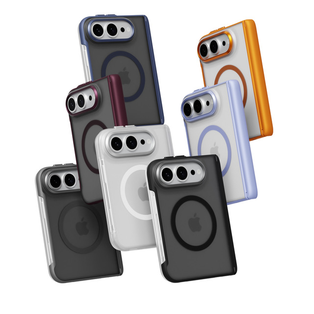 Customized Best-selling Magnetic Luxury Matte Skin-feel TPU+PC Anti-scratch Anti-drop Shockproof Phone case for iphone 18 Duo
