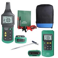 MS6818 Probador de cables profesional 220V AC/DC Localizador de tuberías de metal Protección IP67 1 año Interrupción de inspección subterránea de pared