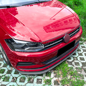 Front Bumper Lip Spoiler Diffuser <b>Splitters</b> Body Kit Aprons Cover Guard Trim for Volkswagen Polo MK6 2018+ - Product Image 5