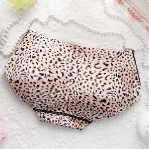 Women Sexy Lace Briefs Hip Fake Ass Mid-Rise Panties Push Up Hip Pants Nice Bottom Breathable Underwear