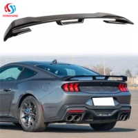 Aileron de coffre en Fiber de carbone Honghang aileron arrière lèvre arrière Aero Kit Dark Horse Style aileron arrière pour Ford Mustang 2024 +