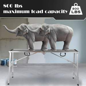 บันไดพับได้แบบยืดหดได้บันไดสำหรับงานปรับปรุงนั่งร้านบันไดด้านวิศวกรรมหลายฟังก์ชั่น - Product Image 4