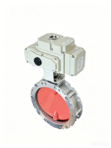 Valvola a <span class=keywords><strong>Farfalla</strong></span> Elettrica in Lega di Alluminio e Acciaio Inox 304/316 con Doppia Flangia, da 2 a 12 Pollici, con Controllo On-off o Regolatorio - Product Image 1