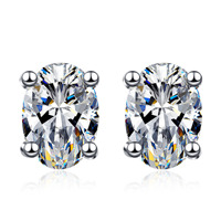 Bijoux personnalisés, boucles d'oreilles en moissanite taille poire 1 carat pour femmes, argent sterling 925, bijoux tendance, certifiés GRA