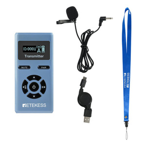 Retekess Wireless Audio Transmitter Bluetooth Tour Guide System For Meetings Training Museum Visits - Product Image 1