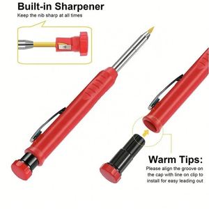 Rotulador Profesional para Carpintero de 2.8mm, Diseño Especial para Dibujo, Construcción Metálica para Bocetos, CN ZHE MGQB04 - Product Image 3