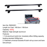 Barres transversales de toit pour benne de pick-up tout-terrain B2B, capacité de charge 500 kg