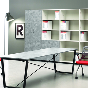 Estantería coreana MELON de 5 estantes (SKA), diseño curvo, puertas de madera de cierre suave, muebles de almacenamiento estéticos modernos para el hogar/LA OFICINA DE Corea - Product Image 4