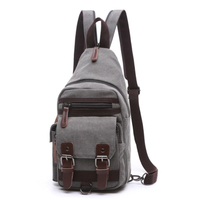 कंधे गोफन Crossbody पुरुषों पार ठोस रंग आकस्मिक एकल बैग यात्रा छोटे खाकी यूनिसेक्स बहुक्रिया कैनवास छाती बैग
