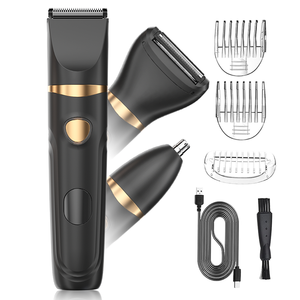 Afeitadora de Bola para Hombres 3 en 1, Recortadora Corporal Multifunción para Nariz, Bola, Ingle, Piernas y Pecho, Depilación con Pantalla LED, Maquinilla Eléctrica - Product Image 1