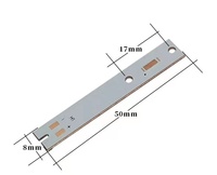 Circuit imprimé LED en cuivre, 1860mm, H1, H3, H4, H7, circuit imprimé LED, lampe de voiture, dissipateur thermique