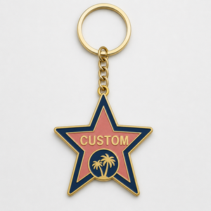 Llaveros Personalizados al por Mayor de Alta Calidad con Forma de Estrella del <span class=keywords><strong>Walk</strong></span> <span class=keywords><strong>of</strong></span> <span class=keywords><strong>Fame</strong></span> de Los Ángeles, Llaveros con Colgante en Forma de Estrella, Recuerdo Turístico - Product Image 3