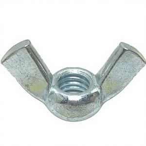 Tuerca de mariposa de acero zincado con rosca gruesa UNC 3/8-16 para muebles - Cantidades por paquete: 25, 100, 250, 1000 - Product Image 1