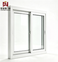 Fenêtre coulissante en PVC à isolation thermique, double vitrage, porte coulissante en PVC pour balcon, entrée résidentielle, entrepreneur
