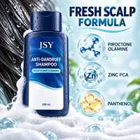Shampoo antipelliculaire à marque privée pour cuir chevelu sujet aux pellicules, nettoyage en profondeur des cheveux, sensation rafraîchissante et soin quotidien du cuir chevelu 200 mL