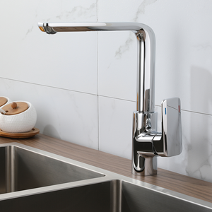 CE Ceramic Cartridge Single Handle Kitchen Faucet a Grade Brass Hot Cold Deck Mounted Tap Kitchen Faucet - Product Image 1
