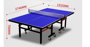 <span class=keywords><strong>Table</strong></span> de tennis de <span class=keywords><strong>table</strong></span> professionnelle de 25 mm pour l'intérieur, de qualité compétition, pliable, avec roulettes - Product Image 6