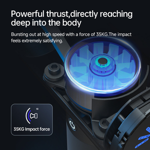 Pistola de Masaje Vibratoria con Pantalla Táctil LED para Gimnasio y Fitness, Relajación Muscular Profunda para Aplicaciones Corporales - Product Image 2