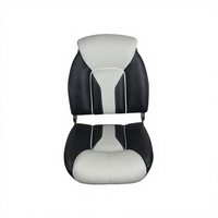 Siège marin pour bateau rapide/bateau de pêche - Siège du conducteur - Pliable, résistant aux UV, imperméable, résistant au soleil, en cuir