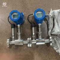 Customizable Thermal Mass Gas Flow Meter With Simultaneous Display of Temperature Flow and Pressure