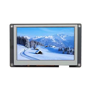 4.3 inch cảm ứng điện dung hiển thị 480*272 độ phân giải <span class=keywords><strong>LCD</strong></span> Module <span class=keywords><strong>RS232</strong></span> giao diện 300 CD/m2 màn hình cảm ứng Bảng điều chỉnh - Product Image 1