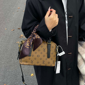 Nuevo Diseño, Bolso Bandolera Boston de Moda para Mujer, Alta Calidad, Popular, Patrón de Diamantes, Cierre de Cremallera, Correa Única - Product Image 2