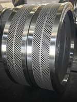 Anneau de roulement moteur en acier inoxydable de haute qualité X46Cr13 pour la production de granulés de biomasse, diamètre 6-10 mm, 1000-1500 kg/h