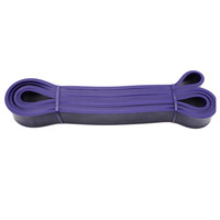 Juego de Bandas de Resistencia para Ejercicios de Fuerza, 4 Niveles, Látex Natural, Bandas de Resistencia Largas para Levantamiento de Pesas, Fisioterapia, Yoga