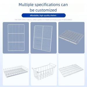 Étagère en maille métallique robuste pour congélateur suspendu, revêtement par immersion, présentoir de réfrigérateur, plateau en fil métallique pour rangement au réfrigérateur - Product Image 2