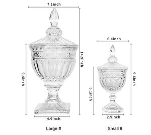 Stile Vintage europeo grandi <span class=keywords><strong>barattoli</strong></span> di vetro caramelle <span class=keywords><strong>per</strong></span> matrimonio Display 200ml capacità di tecniche di ceramica <span class=keywords><strong>per</strong></span> cibo senza candela - Product Image 6