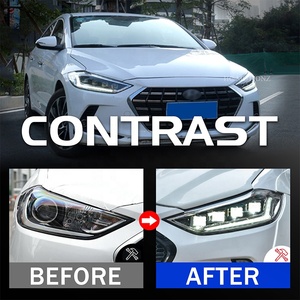 ชุดไฟหน้า LED HCMOTIONZ พร้อมไฟ DRL แบบเคลื่อนไหวได้ สำหรับรถยนต์ Hyundai Elantra ปี 2016-2018 - Product Image 3