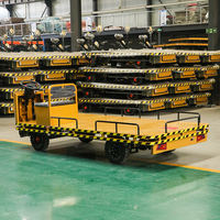 Plataforma Eléctrica Industrial de Hierro, Carretilla de Carga de Cuatro Ruedas con Capacidad de 1500 kg, Camión de Plataforma Plana para Carga y Descarga en Obras de Construcción