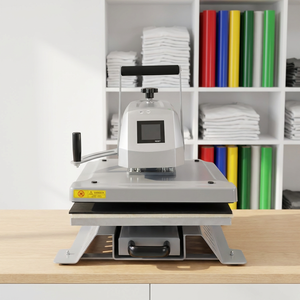 Máquina de Prensa de Calor Neumática Manual Industrial Premium de Larga Duración, Tipo Cajón, para Sublimación, Ideal para Pequeñas Empresas - Product Image 1
