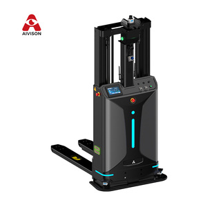 Aivison AGV <span class=keywords><strong>robot</strong></span> pour entrepôt de palettes batterie transpalette mobile chariot de transfert transpalette automatique gerbeur chariot élévateur - Product Image 2