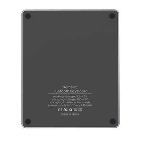 Best Selling Portable Ultra Slim 2.4G Rechargeable External Number Pad Wireless Numeric Keypad for Laptop PC MacBook Data Entry - Product Image 4