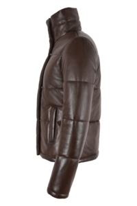 Chaqueta de Mujer Personalizada 100% Cuero Genuino Marrón Nappa, Corte Clásico, Cierre YKK, Marca Privada OEM/ODM, Venta al Por Mayor - Product Image 3