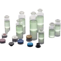 Flacon en verre 2mL5mL10mL tubulaire en borosilicate pharmaceutique bleu de haute qualité Offre Spéciale