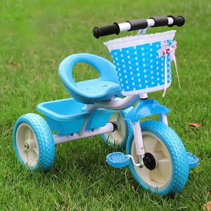 Triciclo <span class=keywords><strong>para</strong></span> <span class=keywords><strong>Niñas</strong></span> de 2 a 5 Años, con Canasta, Pedales, Bicicleta de 3 Ruedas <span class=keywords><strong>para</strong></span> Bebés, Niños Pequeños, Bicicleta de Equilibrio Ligera - Product Image 2