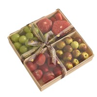 IMEE Vente en gros de boîtes d'emballage alimentaire jetables en bois pliables personnalisées pour noix, fruits secs et aliments