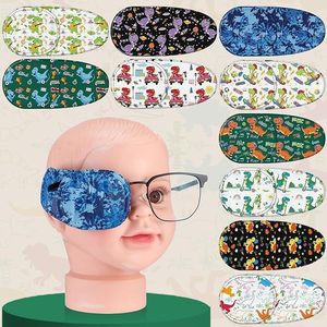 Patch oculaire monoculaire 3D pour enfants, pour le traitement de l'amblyopie et du strabisme, pour les yeux gauche et droit, en tissu non tissé, équipement de soins visuels - Product Image 1