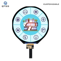Écrans LCD TFT ronds de 7 pouces, résolution 1080x1080, interface MIPI RVB, 30 broches pour tableau de bord automobile