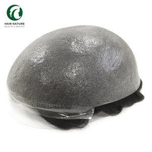 <span class=keywords><strong>Toupee</strong></span> NG Invisible Hairline per Uomo, Base in PU Super Sottile 0.02-0.03mm, Sistema di Sostituzione Capelli Indiani Remy con Densità del 90% - Product Image 2