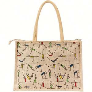 Bolsa de Yute con Impresión Exquisita, Bolsa de Regalo de Lino con Personalización de Logotipo, Venta Directa de Fábrica - Product Image 3