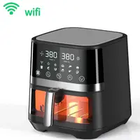 2022 akıllı Wifi APP WIFI fonksiyonlu elektrikli fritöz ev gıda işlemcileri hızlı hava fritöz