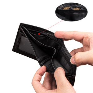 Portefeuille court de luxe tendance à la vente chaude pour hommes Sac de créateur Grande capacité Porte-monnaie en cuir véritable Sacs pour femmes Porte-monnaie - Product Image 4