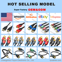 Câble HDMI 4K haute définition plaqué or 3D 2.0 60Hz 3D 1080p 18 Gbps 1,5 m 1,8 m 2 m 3 m 5 m 10 m 15 m 20 m Câble HDMI 4K