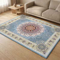 Maschinell Bedruckter Nylon-Teppich Luxuriöses Design Wohnzimmerteppich Hochwertiges Blumenmuster Großhandelspreis Flächenteppich