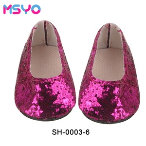 MSYO 18 polegada para American <span class=keywords><strong>Mini</strong></span> Girl Doll Shoes Senhoras das Mulheres Atacado Cartoon Toy Doll Acessórios - Product Image 4